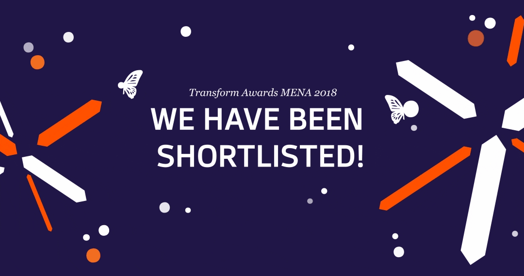 We are shortlisted for THREE Transform Awards!