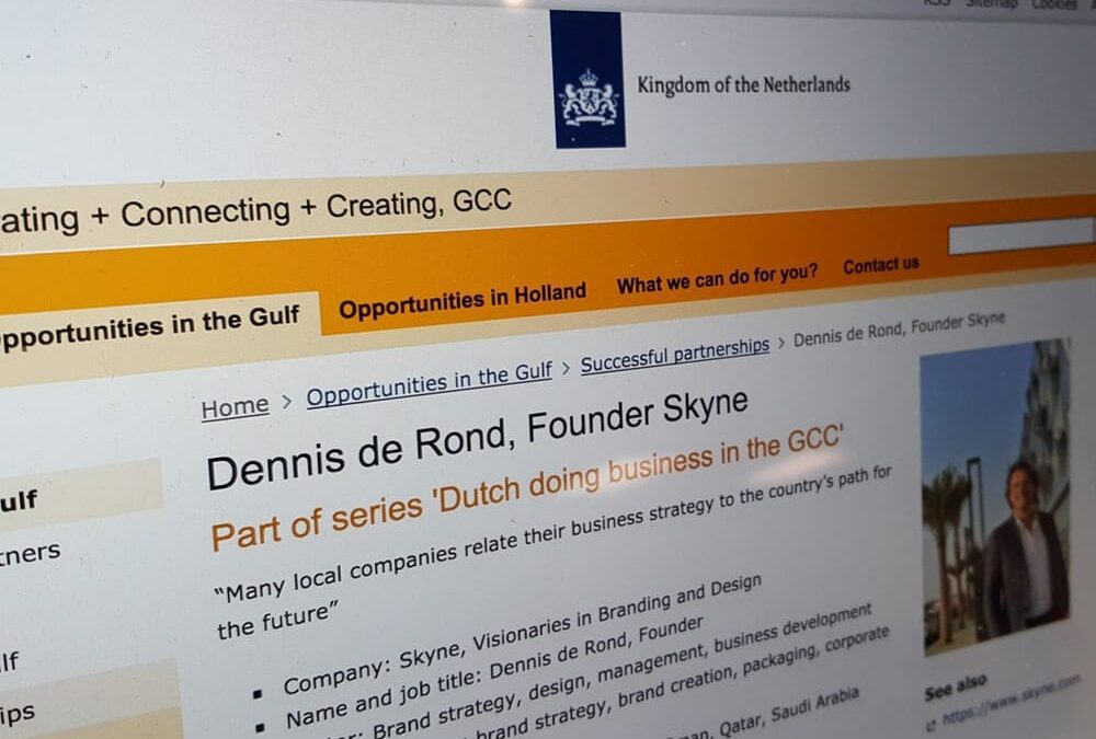 Interview Dennis de Rond in ‘Dutch doing business in the GCC’ series