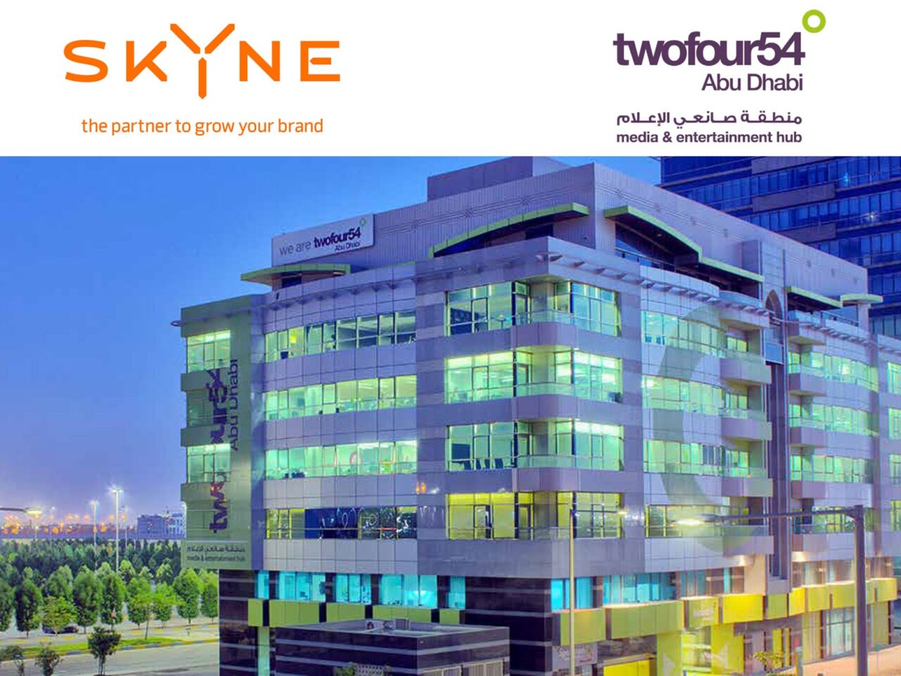 Skyne announces official business expansion to Twofour54, Abu Dhabi’s media hub